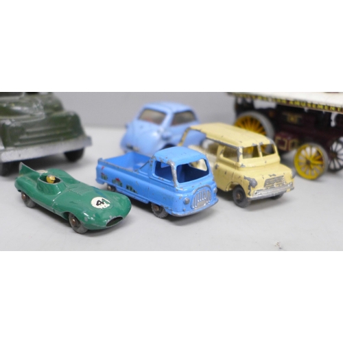 2017 - A collection of die-cast model vehicles, mainly Lesley, one Spot-On, Lone Star lorry a/f