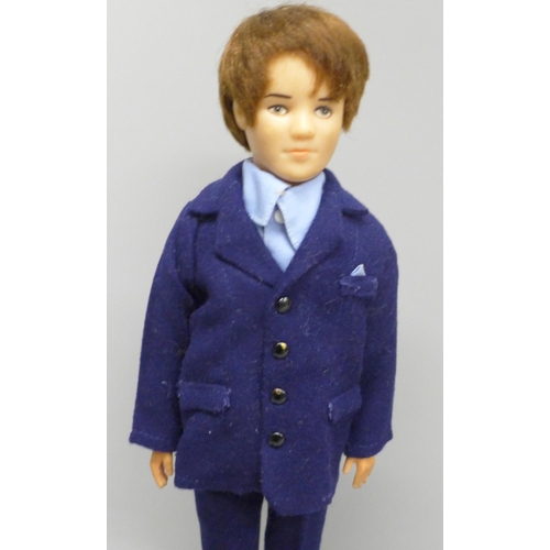 2024 - Four vintage dolls, That Rascal Patch, Sindy's Little Sister, boxed, Penny Brite, Paul, Sindy's boyf... 