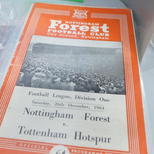 2057 - A collection of 80 football programmes, English and Scottish leagues, England and other Internationa... 