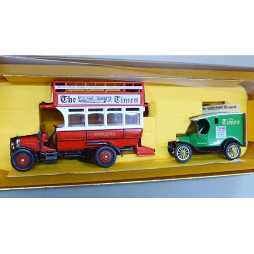 2058 - A Corgi 60 Years of Transport C89 vehicles set, and two other sets, R2500G and R2499G