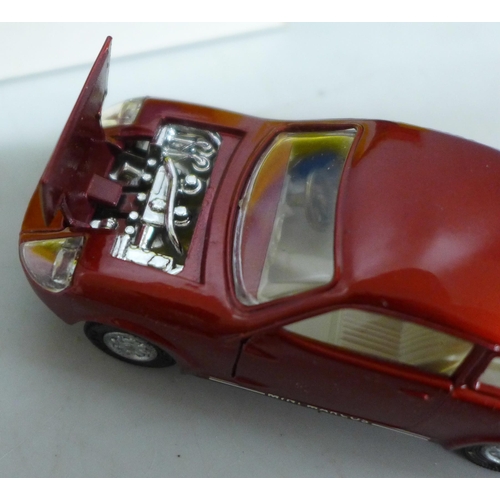 2071 - A Corgi die-cast car, Mini Marcos GT850 with take of wheels, 1960s