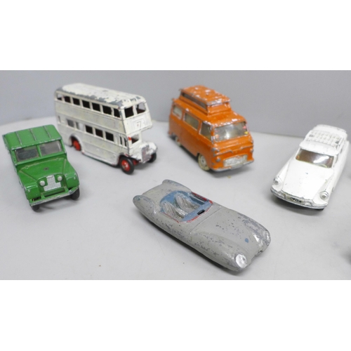 2079 - Thirteen Corgi Toys die-cast model vehicles, play worn