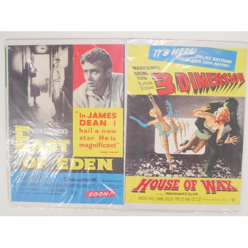 2130 - A collection of A3 posters, comprises Billy Fury, George Formby, James Dean, film Sorry, Wrong Numbe... 