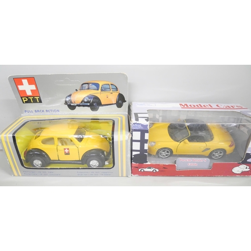 2134 - A collection of die-cast model vehicles comprising Corgi Motoring Memories Colman's Mustard, Matchbo... 