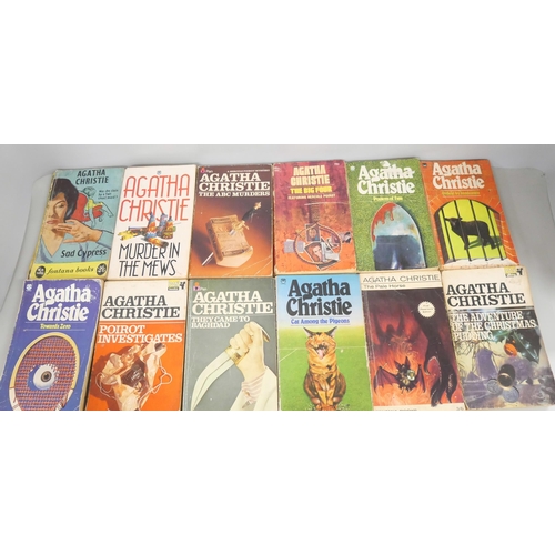 2136 - Collection of twenty-three Agatha Christie novels, to include five hardback first editions published... 