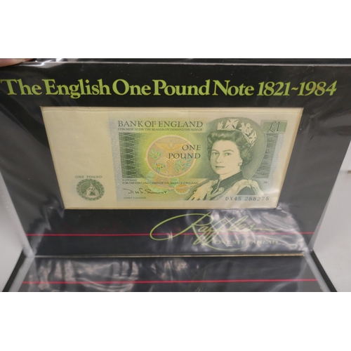 2206 - Twenty-one £1 notes in ‘Raffles’ One Step Ahead packs