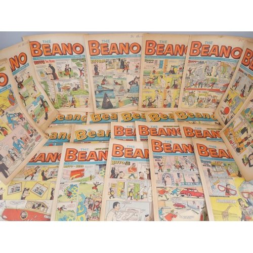 A box of Beano comics, 1969-1977