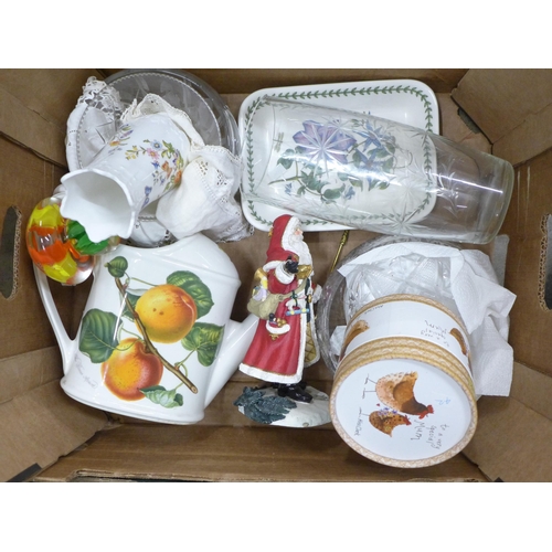 2328 - Six boxes of china, glass, pictures, etc. **PLEASE NOTE THIS LOT IS NOT ELIGIBLE FOR IN-HOUSE POSTIN... 