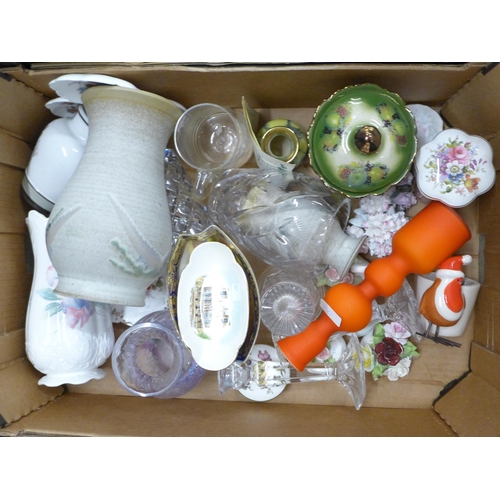 2328 - Six boxes of china, glass, pictures, etc. **PLEASE NOTE THIS LOT IS NOT ELIGIBLE FOR IN-HOUSE POSTIN... 