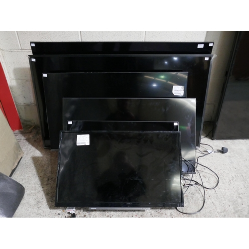 6286 - Quantity of damaged/broken televisions, including: Sony, LG, Hisense, etc. (351-1,2,3,5,6) *This lot... 