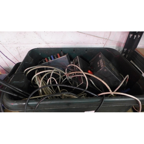 5124 - A quantity of assorted radio and other electrical equipment including a Bremi stabilized power elect... 