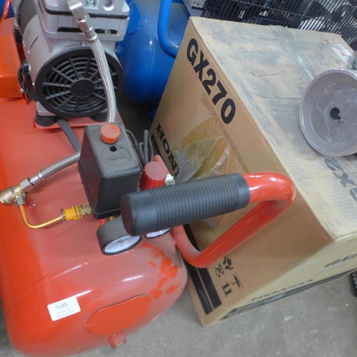 5145 - A sample Type FL50 50 litre 230v air compressor* This lot is subject to VAT