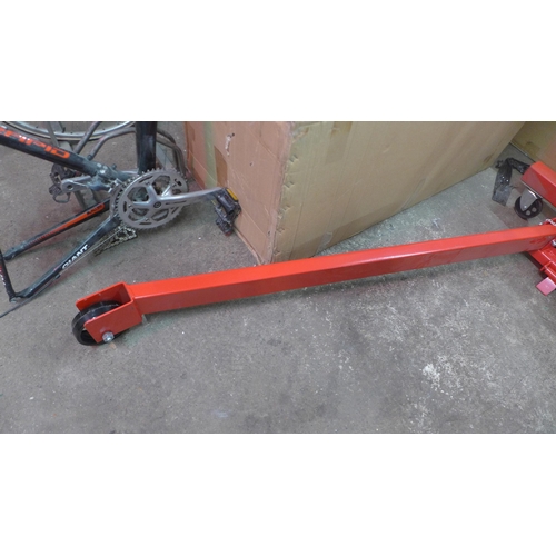 5149 - A 1 ton hydraulic engine hoist with a 3 ton long ram jack* This lot is subject to VAT