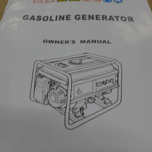 5167 - A boxed sample SPG3800 gasoline generator *This lot is subject to VAT