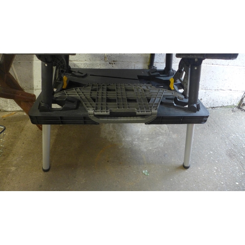 5172 - A Keter plastic folding work table