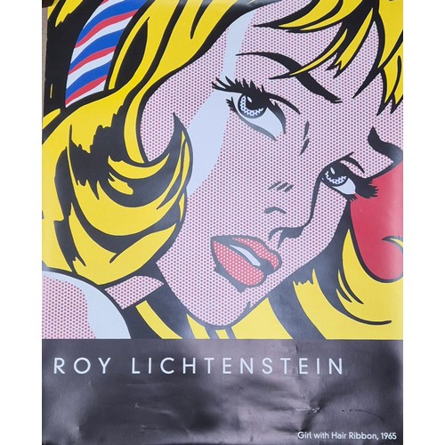 376 - A Roy Lichtenstein print, Girl with Hair Ribbon, printed by Graphique de France, unframed