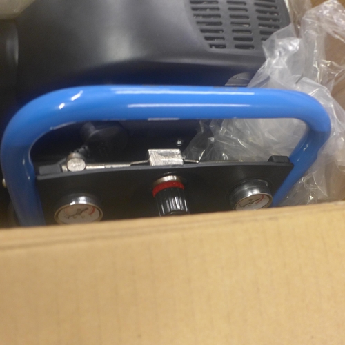 5226 - A boxed sample vertical trolley compressor* This lot is subject to VAT
