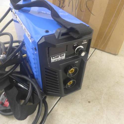 5245 - A boxed sample 130 amp arc TIG inverter welder with digital display* This lot is subject to VAT