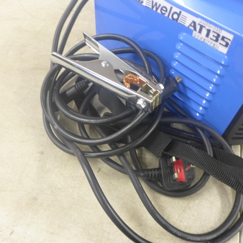 5245 - A boxed sample 130 amp arc TIG inverter welder with digital display* This lot is subject to VAT
