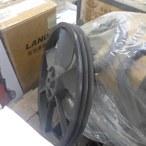 5261 - A sample BKV30 v-shaped twin valve belt driven compressor pump with a single phase induction motor* ... 