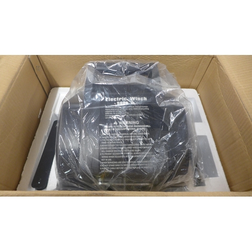 5279 - A boxed sample JH5000B 12V  5000lbs capacity boat/trailer electric winch * This lot is subject to VA... 