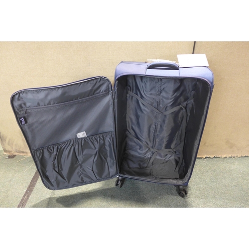 6019 - Rock Paris 3 piece navy luggage set (large/medium/carry-on) Original RRP £116.66 + VAT (351-190) *Th... 