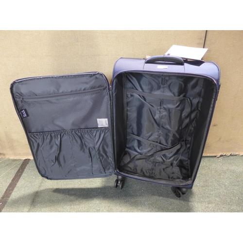 6019 - Rock Paris 3 piece navy luggage set (large/medium/carry-on) Original RRP £116.66 + VAT (351-190) *Th... 