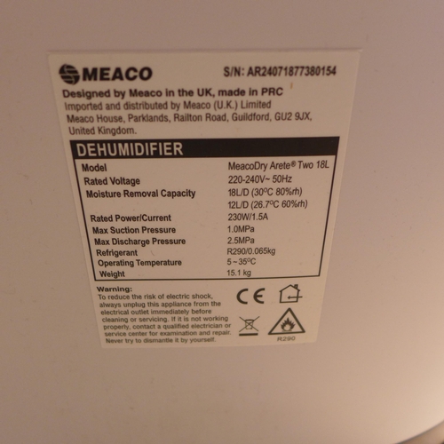 6029 - Meaco 18L dehumidifier, Original RRP £199.99 + VAT (351-92) *This lot is subject to VAT