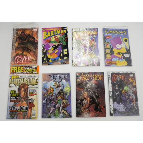 2010 - A collection of comics, Marvel Independence Day, Bongo Simpsons, Topps Xena and Top Cow, (33)