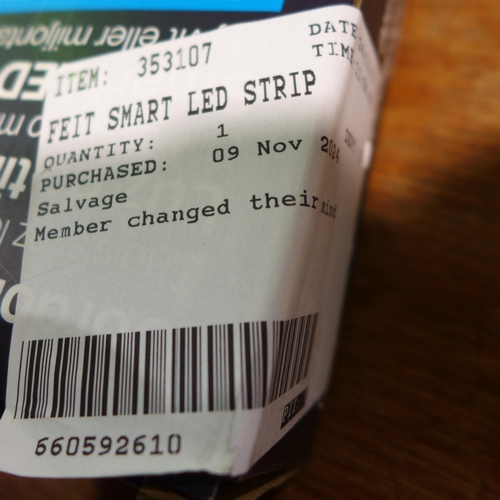 6046 - Two Feit smart LED strip lights  (351-68,173) *This lot is subject to VAT