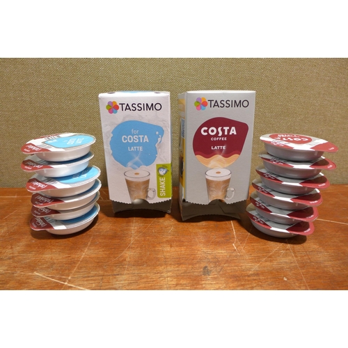 6052 - Tassimo latte pods and a hot chocolate selection box   (351-12) *This lot is subject to VAT