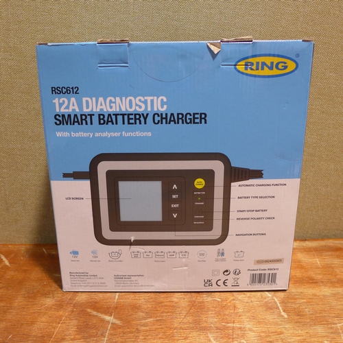 6054 - Ring smart diagnostic battery charger, model no: rsc612    (351-184) *This lot is subject to VAT