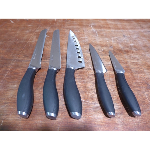 6055 - Circulon 6pc knife block (351-293) *This lot is subject to VAT