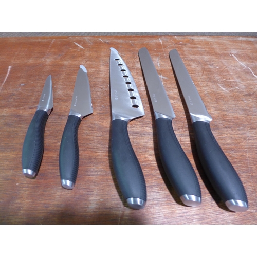 6057 - Circulon 6pc knife block with an additional block (351-36) *This lot is subject to VAT