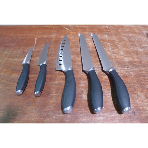 6058 - Circulon 6pc knife block with an additional block (351-33,34) *This lot is subject to VAT