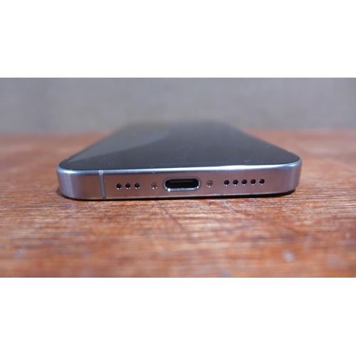 6069 - Natural Titanium Apple iPhone 15 Pro 256Gb, model no: mtv53zd/a, Original RRP £799.97 + VAT (353-114... 