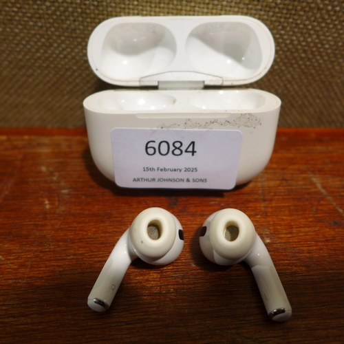 6084 - Apple AirPods Pro with wireless charging case, model no: mwp22zm/a, Original RRP £189.99 + VAT (353-... 