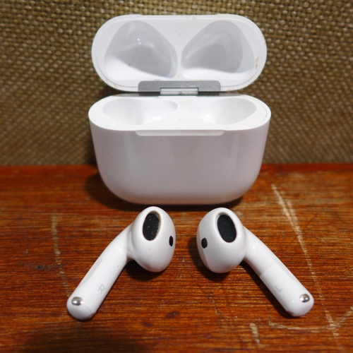 6096 - Apple AirPods with charging case (4th generation) (USB-C) model no: mxp63zm/a, Original RRP £99.99 +... 