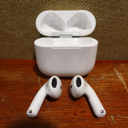 6098 - Apple AirPods with charging case (4th generation) (USB-C) model no: mxp63zm/a, Original RRP £99.99 +... 