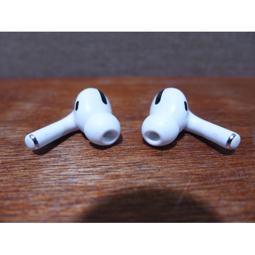 6110 - Apple AirPods Pro 2nd gen magsafe charging case, model: A2968, and Two Apple AirPods Pro earbuds, mo... 