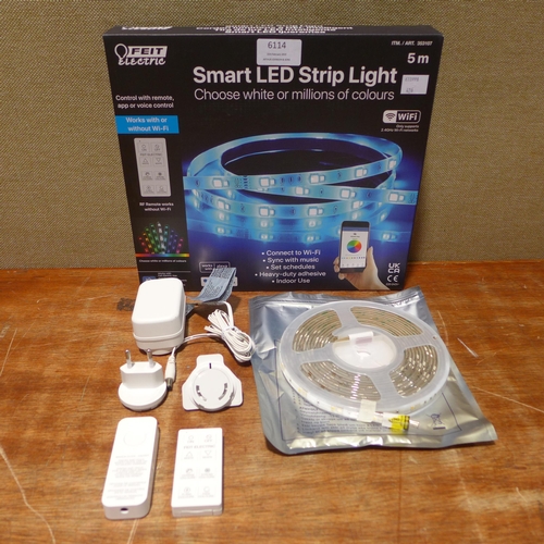 6114 - Two Feit smart LED strip lights   (352-194,426) *This lot is subject to VAT