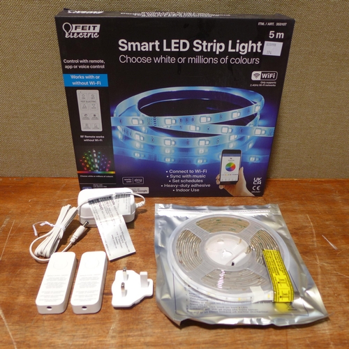 6114 - Two Feit smart LED strip lights   (352-194,426) *This lot is subject to VAT