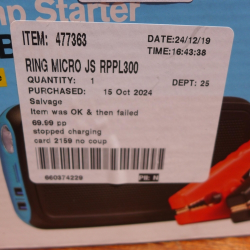 6120 - Ring micro jump starter (352-318) *This lot is subject to VAT