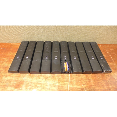 6121 - Ten Hisense television remotes *This lot is subject to VAT