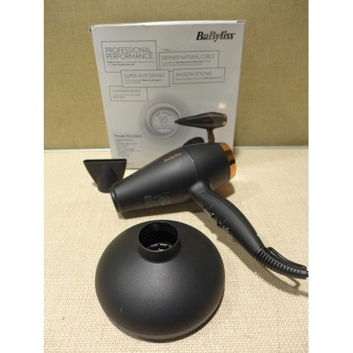 6136 - Two Babyliss hair dryers  (352-186,463) *This lot is subject to VAT