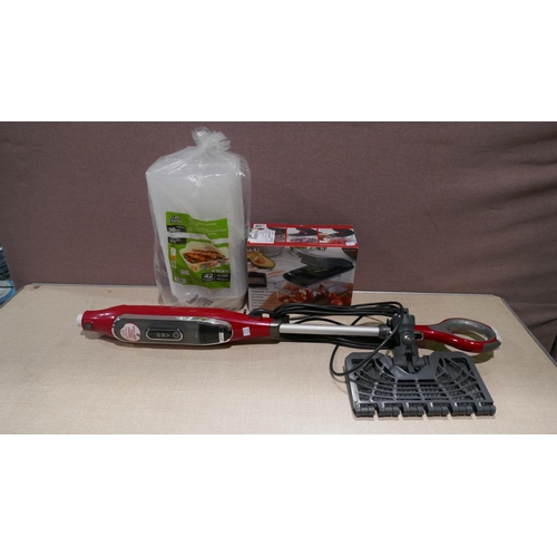 6290 - Cafe Express plastic containers & lids, Shark steam mop and a Miu vegetable chopper  (352-477,480,49... 