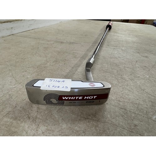 5114A - Odyssey White Hot Pro putter with super stroke tour 2.0 grip *This lot is subject to VAT