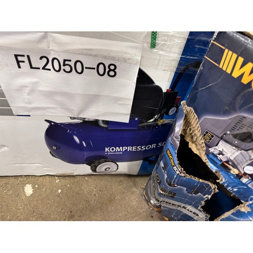 5176 - A boxed sample FL2050-08 50 litre compressor* This lot is subject to VAT