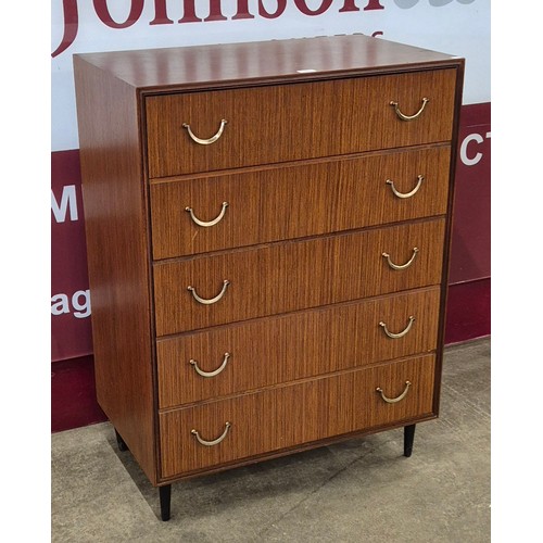 68 - A Meredew afromosia chest of drawers