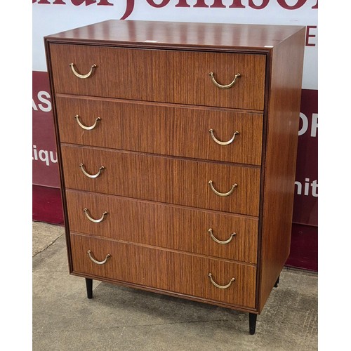 68 - A Meredew afromosia chest of drawers